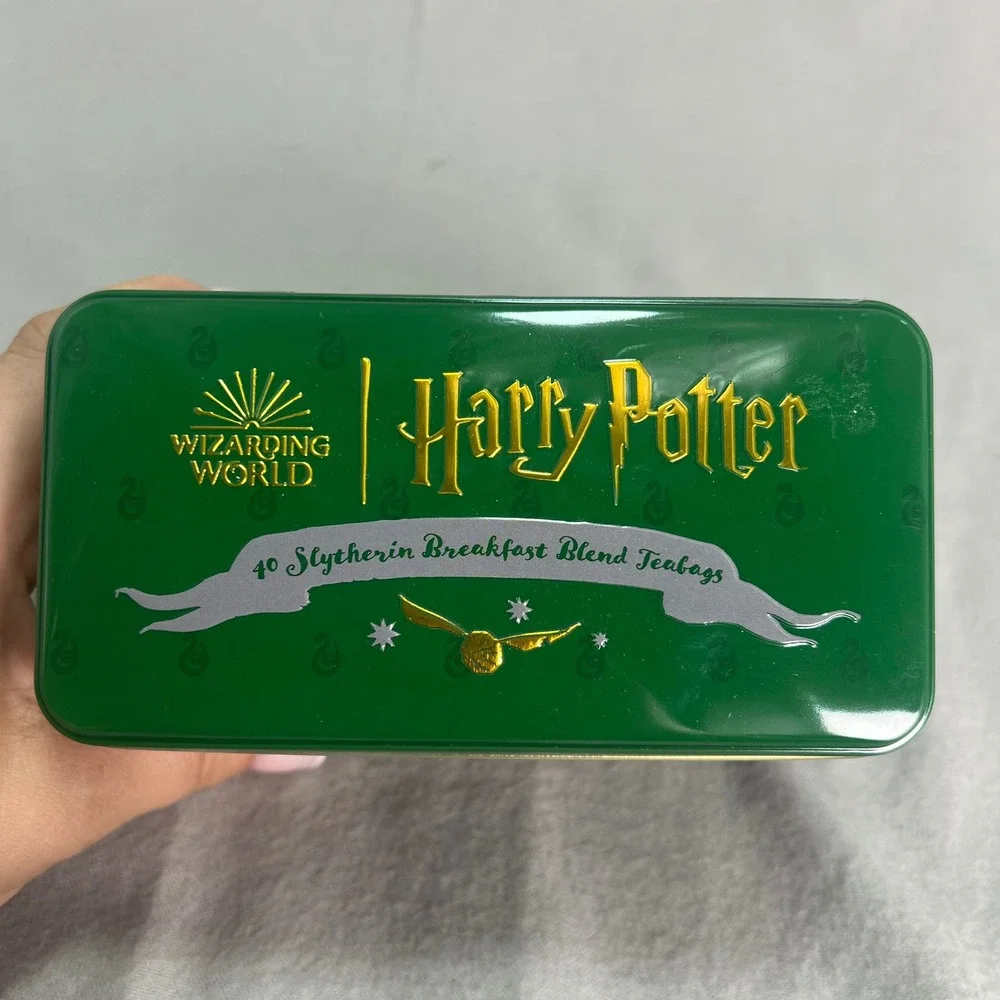 Harry Potter Slytherin Breakfast Blend Tin 40 Teabags New English‎ Teas Sealed